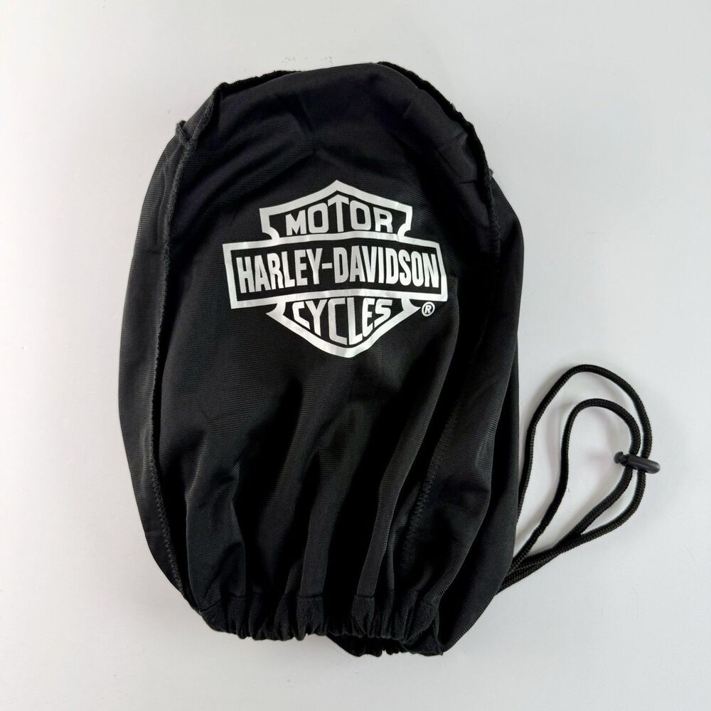 HARLEY-DAVIDSON Motorcycle Helmet Protective Drawstring Bag Dust Cover Black